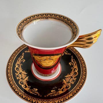 Rosenthal - Versace - Kop en schotel - 0,18 L Kaffeetasse