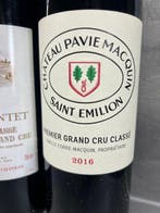 2016 Chateau Pavie Macquin & 1999 x2 Chateau Grand Pontet -, Collections, Vins