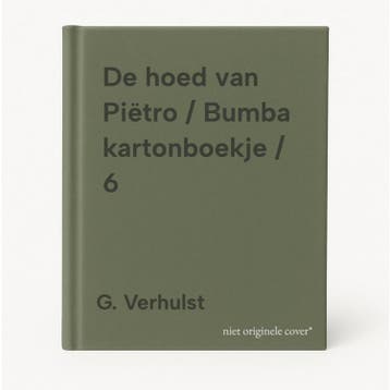 De hoed van Piëtro / Bumba kartonboekje / 6 9789059162174, Verzenden, Gelezen, G. Verhulst