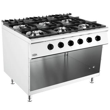 Fornuis | BASE 900 | Gas | 6 Branders (6x 8.5kW) | Waakvlam, Verzenden, Nieuw in verpakking