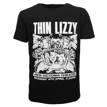 Thin Lizzy Jailbreak Show Flyer T-Shirt, Nieuw