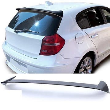 Dakspoiler Glans Zwart BMW 1 Serie E81 E87 + LCI B2793