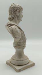 sculptuur, Nerone - 29 cm - marmerstof