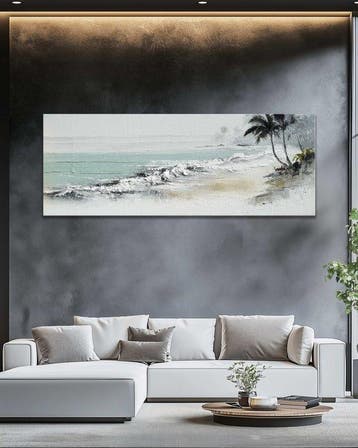 Clelia - Tropical Shore at Dusk, Antiek en Kunst