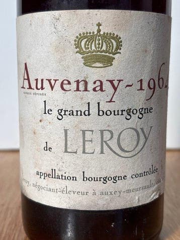 1964 Leroy Auvenay Le Grand Bourgogne - Bourgogne - 1 Fles, Nieuw