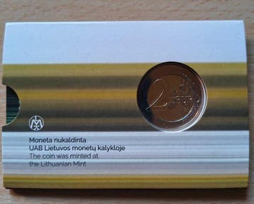 Litouwen. 2 Euro 2021 Zuvintas Biosphere Reserve - Latvian