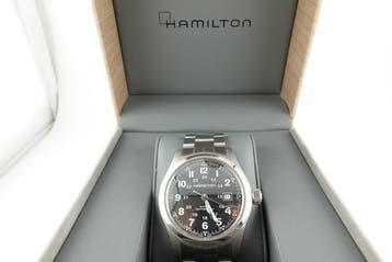 Hamilton - Khaki Field Auto - Sans prix de réserve - H706050, Handtassen en Accessoires, Nieuw