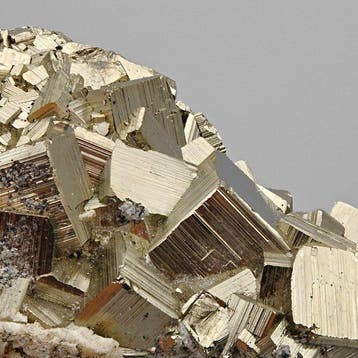 pyriet verguld getwiste, Grossi CUBI , Peru Kristallen op