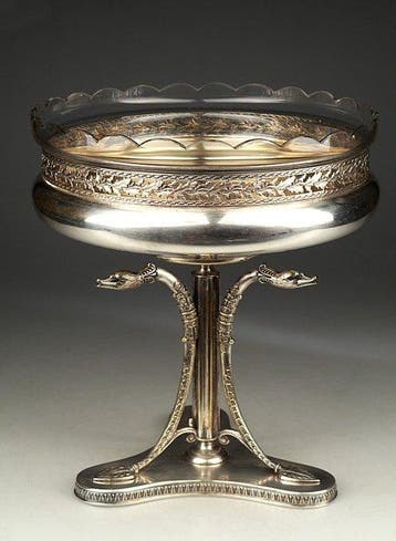 Epergne - Verzilverd