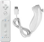 Wii Controller / Remote Wit + Nunchuk Wit (Third Party) (..., Games en Spelcomputers, Ophalen of Verzenden, Zo goed als nieuw