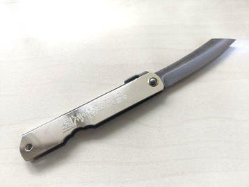 Higonokami 04 Triple Layered Silver Knife – Coltello