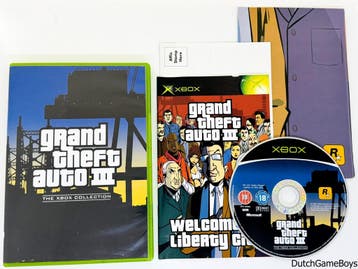 Xbox Classic - Grand Theft Auto III + Map & Reg. Card - Engl, Verzenden, Gebruikt