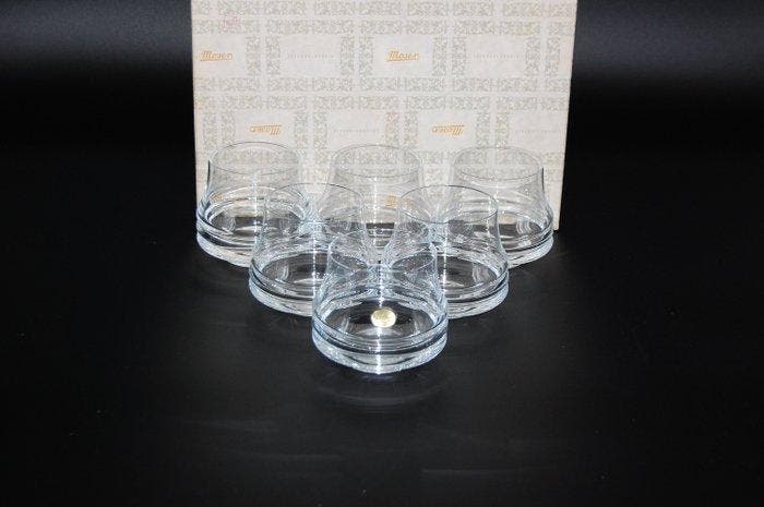 Moser Karlsbad / Karlovy Vary - Whiskyglas (6) - Glas -, Antiek en Kunst, Antiek | Glaswerk en Kristal