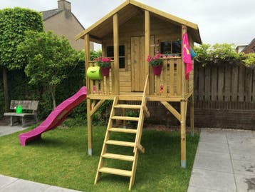 Houten speelhuisje Emoe - NIEUW geimpregneerd, Ophalen of Verzenden, Nieuw