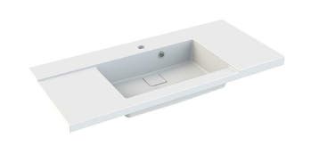 Sanifun Allibert wastafel King 1002 x 462 x 30 mm, Ophalen of Verzenden, Nieuw, Wastafel