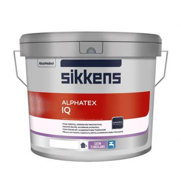 Sikkens Alphatex IQ (zijdeglans) of IQ mat (mat) buitenmuurv, Verzenden, Nieuw