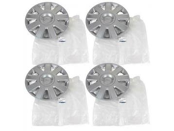 4x ORIGINAL Ford Wieldop Wielkap ZILVER 15 Inch 1251497 FOCU, Ophalen of Verzenden, Nieuw