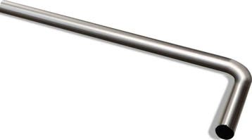 Vloerbuis 750x220x32 lang RVS-look, Ophalen of Verzenden, Nieuw
