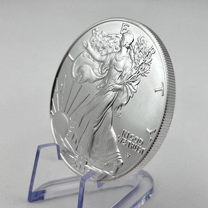 Verenigde Staten. 1 Dollar 2025 American Silver Eagle – 1 oz, Postzegels en Munten, Munten | Europa | Niet-Euromunten