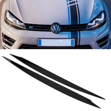 Koplampspoilers | geschikt voor Volkswagen | Golf 12-18 3d h, Verzenden