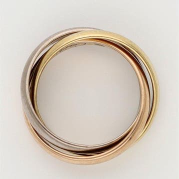 Cartier - Hanger - Trinity - 18 karaat Geel goud, Witgoud,