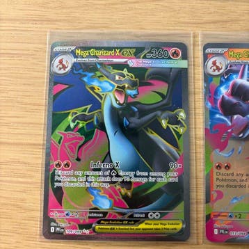 Pokémon - 2 Card - Mega Charizard X 109/094; 013/094 Full, Hobby en Vrije tijd, Verzamelkaartspellen | Pokémon, Nieuw