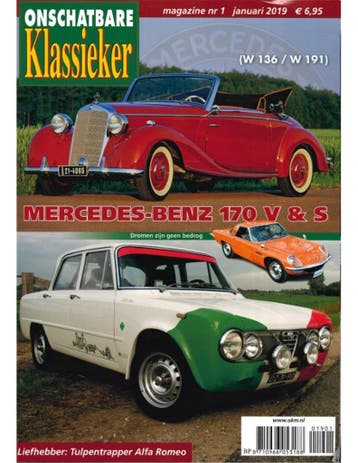2019 ONSCHATBARE KLASSIEKER MAGAZINE 01 NEDERLANDS, Ophalen of Verzenden, Nieuw