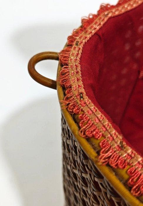 Naaidoos - bamboestengel, Textiel - Paglia di Vienna, Antiek en Kunst, Kunst | Designobjecten