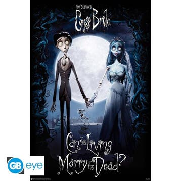 Corpse Bride Victor & Emily Poster 91.5 x 61 cm, Verzamelen, Ophalen of Verzenden, Nieuw