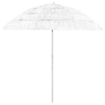 vidaXL Strandparasol Hawaï 240 cm wit, Verzenden