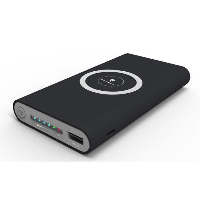Draadloze Qi Powerbank Oplader 10.000mAh Noodaccu Batterij, Télécoms, Batteries externes, Envoi