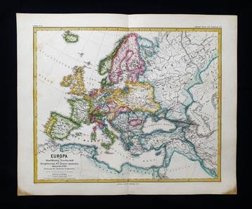 Europe - Empire européen; K. V. Spruner - Europa um 1700 -, Livres