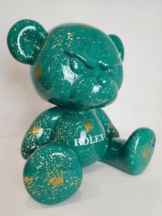 ArtBrut by Ann - Mad Bear - Rolex Splash, Antiek en Kunst, Kunst | Designobjecten