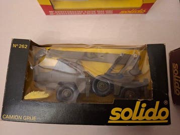 Solido - Model militair voertuig (4) - Grue + GMC + Commando