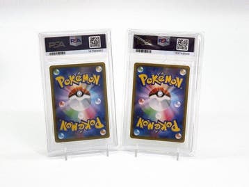 Pokémon - 2 Graded card - Pikachu 001; 032 Full art, Foil -, Nieuw