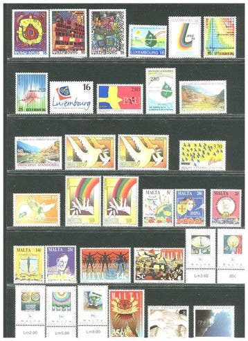 Europe CEPT - ONU - organisations - Sélection timbres-poste