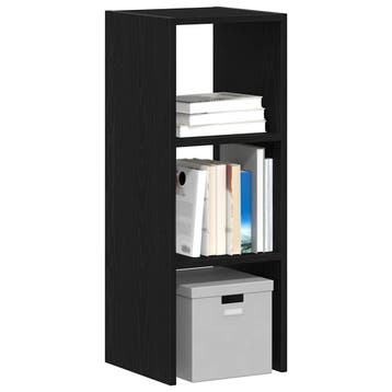 vidaXL Boekenkast stapelbaar 30x30x80 cm bewerkt hout zwart, Verzenden, Nieuw