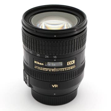 Nikon AF-S 16-85mm f/3.5-5.6G ED VR DX zoom objectief
