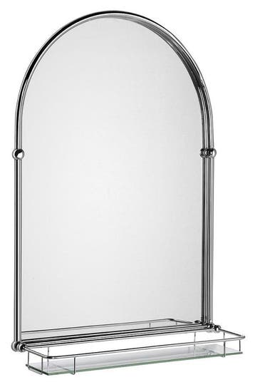 Spiegel met Plank Sapho Tiga 49x70 cm Chroom, Ophalen of Verzenden, Bad