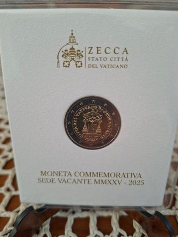Vaticaan. 2 Euro 2025 Sede Vacante (Zonder minimumprijs)