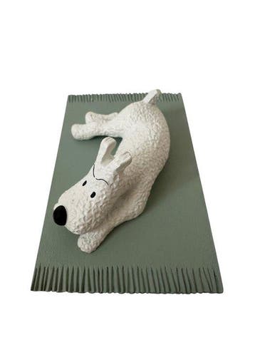 Statuette Leblon Delienne - Tintin - Milou tapis vert