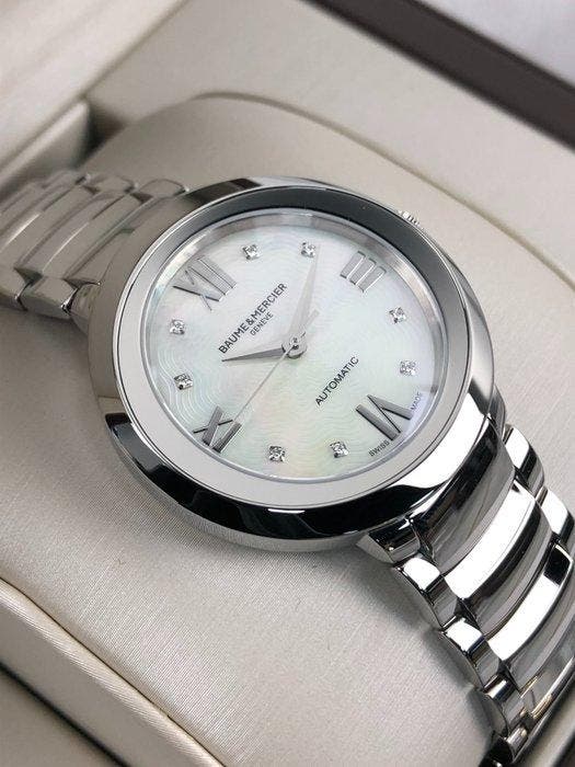 Baume & Mercier - Promesse Automatic Diamonds Lady -, Handtassen en Accessoires, Horloges | Heren