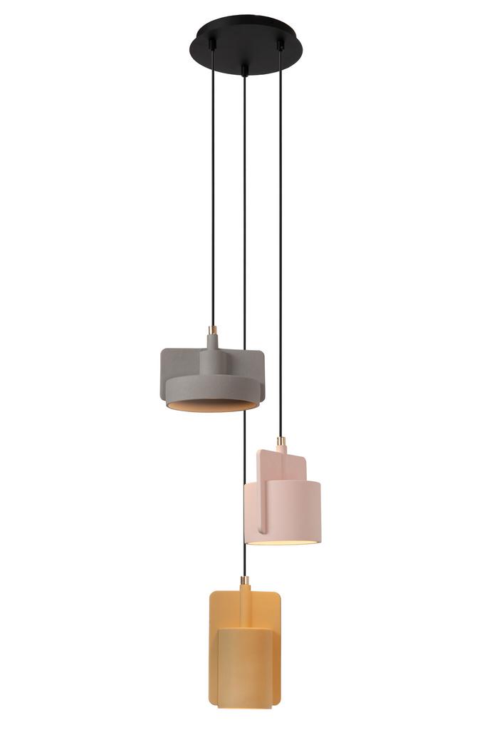 Hanglamp Lucide NINJA -  - 3xE27 - Multicolor, Huis en Inrichting, Lampen | Hanglampen, Nieuw, Verzenden
