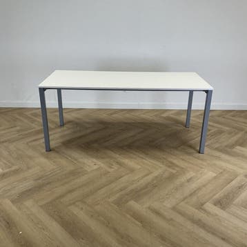 Eromes kantinetafel 180x80 cm, wit - grijs, Bureau