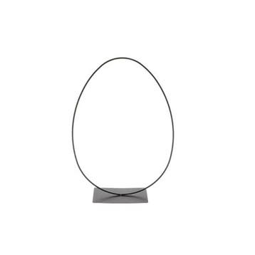 Metalen Frame Ei ring Zwart Black op voet 32x47 cm, Nieuw