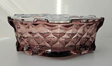 Oberhausener Glasfabrik (OG) - Rechaud - Amethist - Glas -