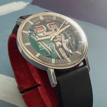 Bulova - Zonder minimumprijs - Accutron Spaceview Cal. 214H, Bijoux, Sacs & Beauté