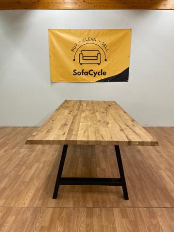 Massief eiken eettafel (NIEUW) - groot en klein model, Ophalen of Verzenden, Nieuw