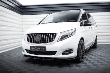 Front splitter V.2 voor Mercedes Benz V-Klasse W447, Auto diversen, Ophalen of Verzenden