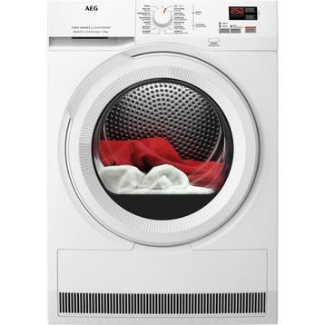 AEG TR71CWZ84 - Warmtepompdroger - 8 kg - SensiDry - 66 dB -, Ophalen of Verzenden